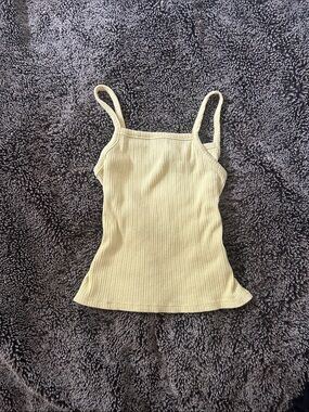 Old Navy Ribbed Spaghetti Strap Camisole - bright yellow